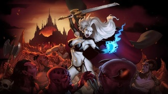Ретро-боевик Lady Death Demonicron собрал необходимую сумму на Kickstarter всего за 55 часов
