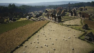 Овцы атакуют поселения в Manor Lords после изменения экономики