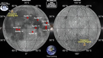 Геологи обнаружили загадочный и разнообразный вулканизм в лунном бассейне Аполлона