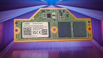 Crucial продает модули памяти LPCAMM2 Micron емкостью 64 ГБ за 330 долларов