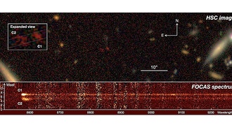 Астрономы обнаружили слияние квазаров-близнецов