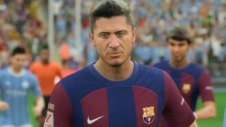 Роберт Левандовски в EA Sports FC 24. EA назвала лучших игроков Ла лиги