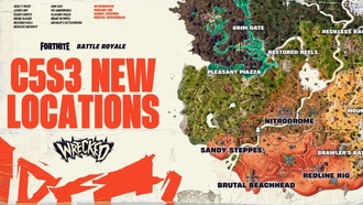 Изменения карты Fortnite в главе 5 третьего сезона