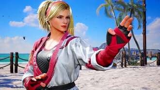 Премьер-министр Польши Лидия Собеска в новом игровом процессе Tekken 8