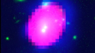 В массивном скоплении галактик обнаружен плещущийся холодный фронт