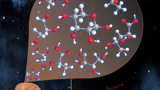 Моделирование красного Аррокота предполагает наличие сахаров на его поверхности