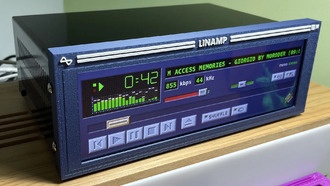 Maker воссоздает классический MP3-плеер Winamp в реальной жизни