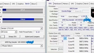 AMD Ryzen 5 9600X был разогнан до 5,70 ГГц по всем ядрам и прошел тест CPU-Z Benchmark