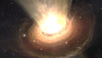 Первая карта истечения из близлежащего квазара I Цвикки 1