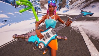 Как найти гитару Ride the Lightning в Fortnite