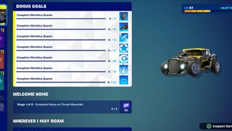 Все квесты Metallica в Fortnite: Rocket Racing