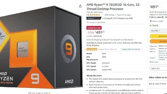 Флагманский процессор AMD Ryzen 9 7950X3D упал до менее чем 500 долларов