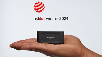 Внешний твердотельный накопитель Kingston XS1000 получил награду Red Dot Award 2024