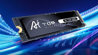 Твердотельный накопитель Gigabyte AI TOP 100E имеет рейтинг выносливости 219 000 ТБВт