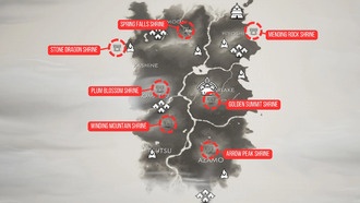 Все локации алтаря в Ghost of Tsushima