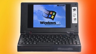 Ноутбук Pocket 386 Win 95 стоит менее 200 долларов