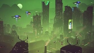 «Dystopia» — киберпанк-игра о строительстве города будущего