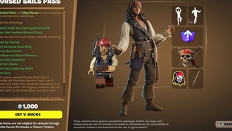 Как получить Джека Воробья в Fortnite