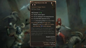 Как получить уникальные перчатки Flameweaver в Diablo 4