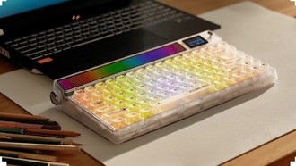 Механическая клавиатура Machenike с прозрачным корпусом была представлена на Kickstarter