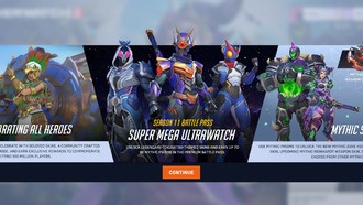 Overwatch 2, 11-й сезон: все награды боевого пропуска Super Mega Ultrawatch