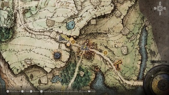 Где найти фрагмент карты южного берега в Shadow of the Erdtree