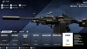 Лучшие комплектации M249 в XDefiant