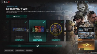 Все награды за событие Retro Warfare в 4-м сезоне MW3