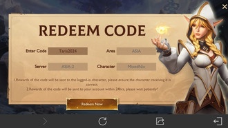 Коды активации Tarisland (июнь и июль 2024 г.)