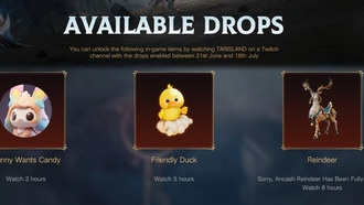 Как получить все Twitch Drops в Тарисленде