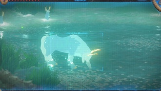 Zelda: Дыхание дикой природы - Как приручить Повелителя горы (Синяя лошадь-призрак)