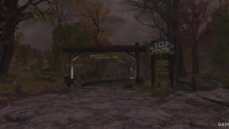 Fallout 76: локация скрытой пещеры Skyline Valley