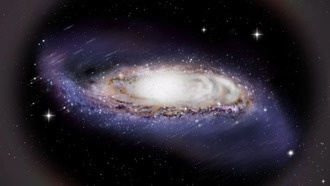 Метод «кинофильма» раскрывает форму гало темной материи Млечного Пути