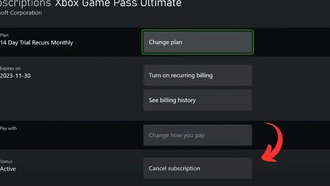 Руководство по отмене Xbox Game Pass