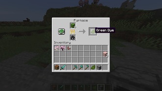 Как сделать зеленые красители в Minecraft