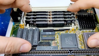 Как собрать 30-контактные SIMM-модули для ПК 386DX