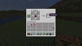 Как сделать компас в Minecraft