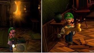 Что делает золотая кость в особняке Луиджи 2?