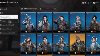 The First Descendant: все исследовательские материалы (и как их получить)