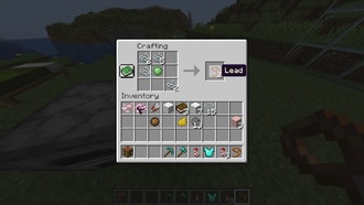 Как сделать поводок в Minecraft