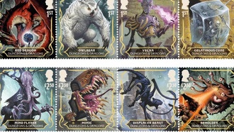 Королевская почта Великобритании выпустит серию марок в честь 50-летнего юбилея Dungeons & Dragons