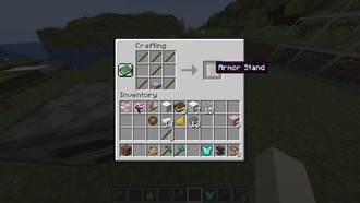 Как сделать Стойку для брони в Minecraft