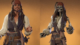 Как получить скин капитана Джека Воробья в Fortnite