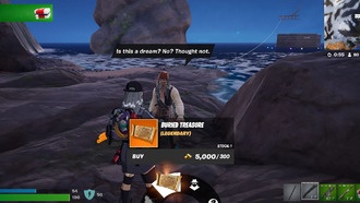 Как найти зарытое сокровище в Fortnite