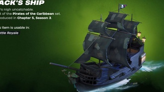 Как получить планер «Черная жемчужина» в Fortnite