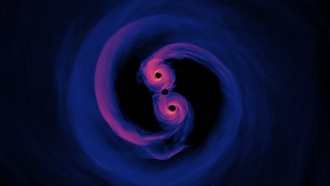 Астрофизики обнаружили связь сверхмассивной чёрной дыры и тёмной материи