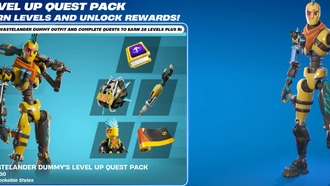 Fortnite: Wasterlander Pack — расположение жетонов повышения уровня