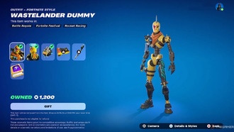 Как выполнить пакет квестов для повышения уровня манекена Wastelander в Fortnite