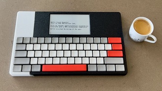 Zerowriter Ink: пишущая машинка с большим экраном и недельной батареей