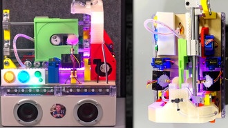 Демонстрация очистки дискет на тему дискотеки